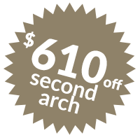 $610 off second arch